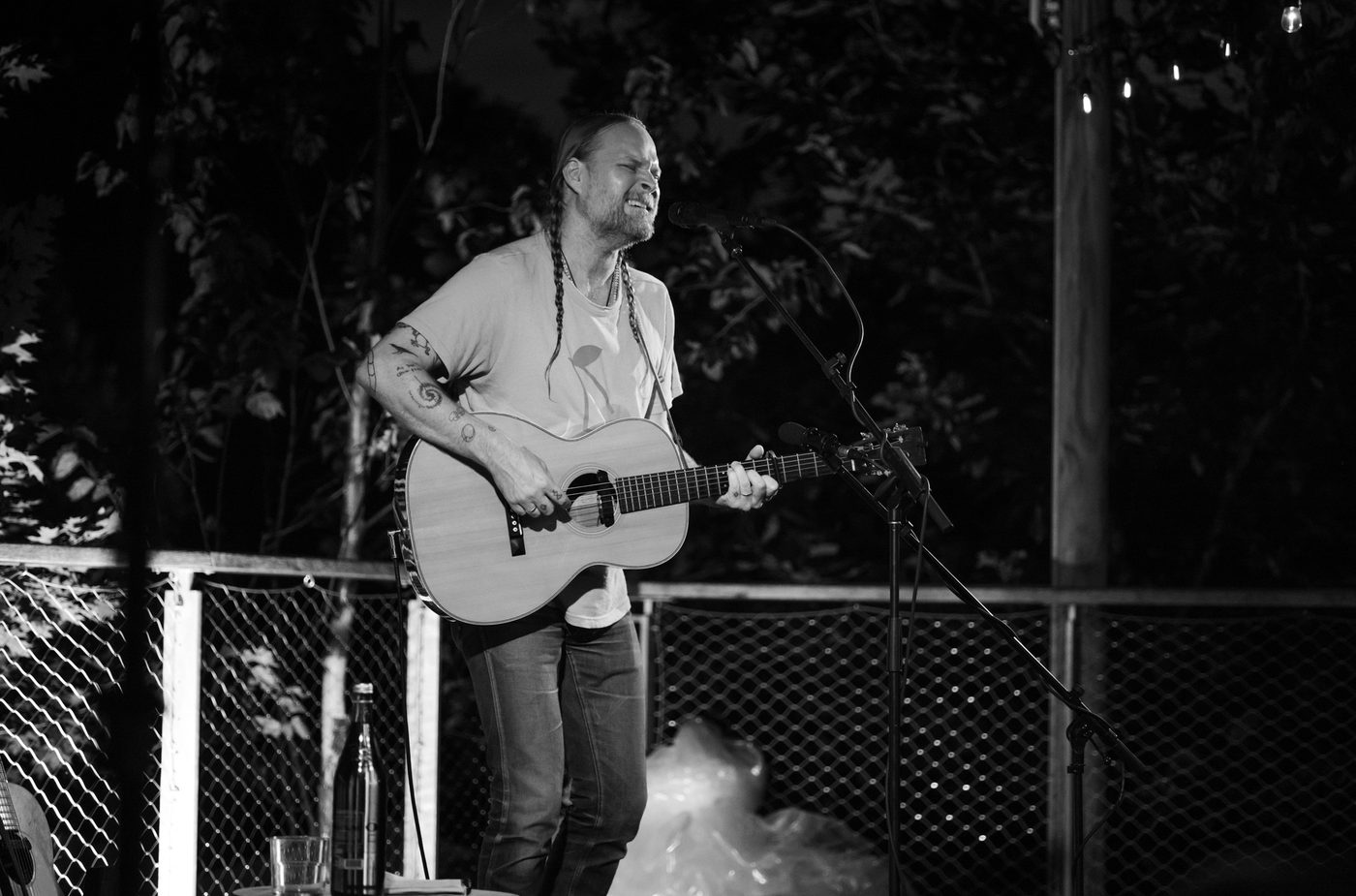 Hiss Golden Messenger plays at Tourists, part of the Sing For Your Slumber performer series.
